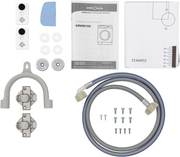 Встраиваемая стиральная машина Krona KALISA 1400 8K белый KRWM108