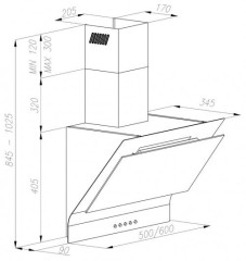Кухонная вытяжка Lex Opera 500 white
