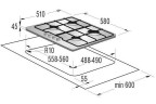 Газовая варочная панель Gorenje G 6N 41 ZSB