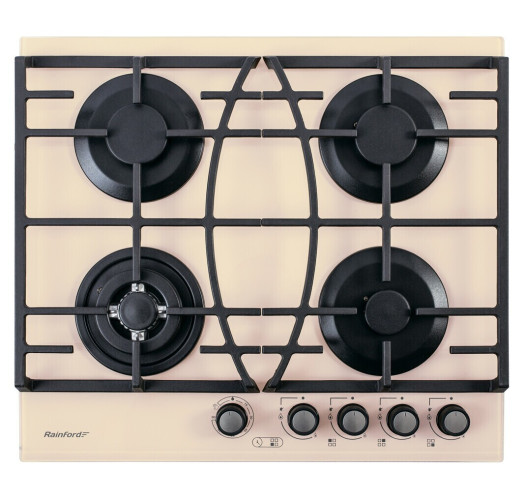 Газовая варочная панель Rainford RBH 4614 BFWT Vanilla