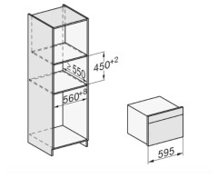 Электрический духовой шкаф Miele H 7840 BM Obsidian Black, черный обсидиан