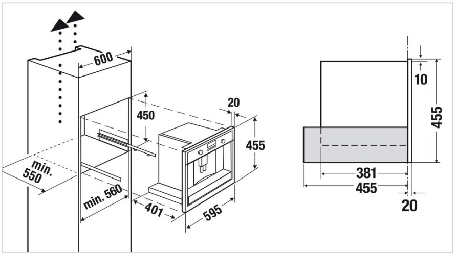 Встраиваемая кофемашина Kuppersbusch CKV 6550.0 W3