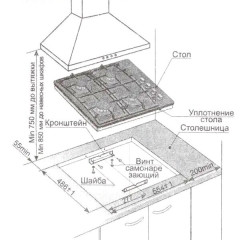 Газовая варочная панель Gefest СГ СВН 2230-01 К83