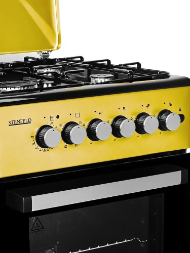 Комбинированная плита Stenfeld T541GEF-02 желтый