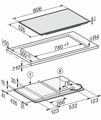 Индукционная варочная панель Miele KM 7677 FR
