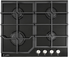 Газовая варочная панель LEX GVG 642 BLACK
