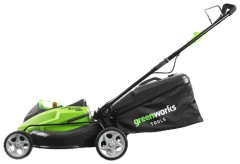 Газонокосилка электрическая greenworks 2500107 G-MAX 40V 45 cm 4-in-1