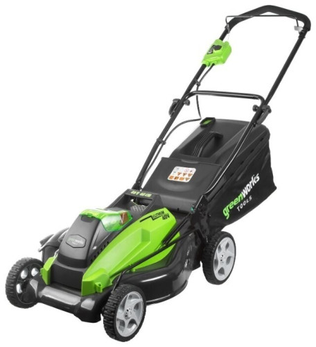 Газонокосилка электрическая greenworks 2500107 G-MAX 40V 45 cm 4-in-1