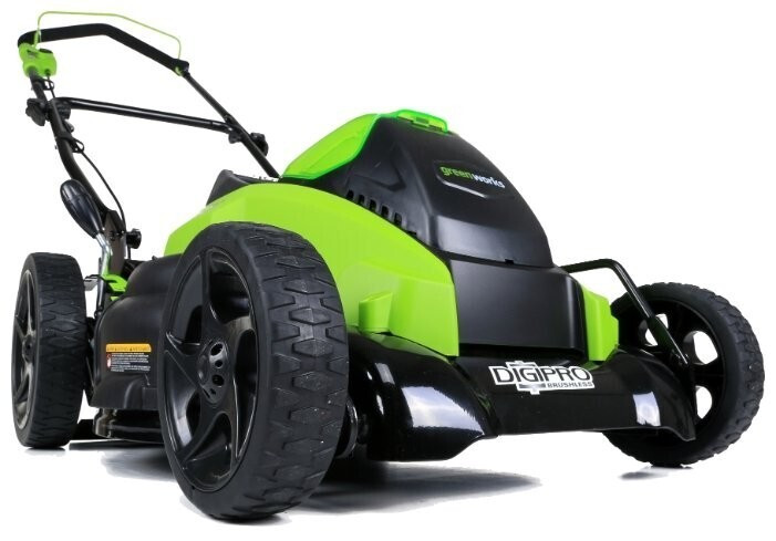 Газонокосилка электрическая greenworks 2500107 G-MAX 40V 45 cm 4-in-1