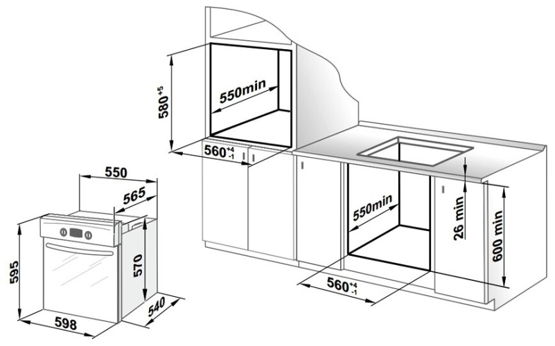 Электрический духовой шкаф Гефест ЭДВ ДА 602 02 К93