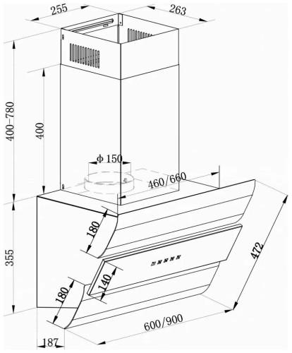 Кухонная вытяжка Kaiser AT-6450 Eco