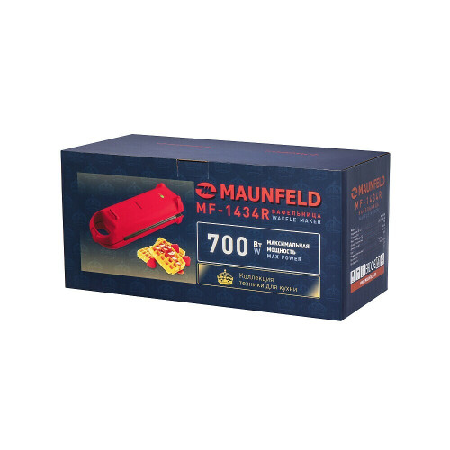 Вафельница MAUNFELD MF-1434R