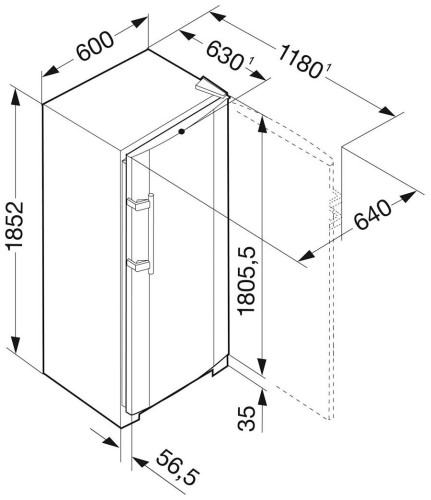 Морозильная камера Liebherr SGNesf 3063