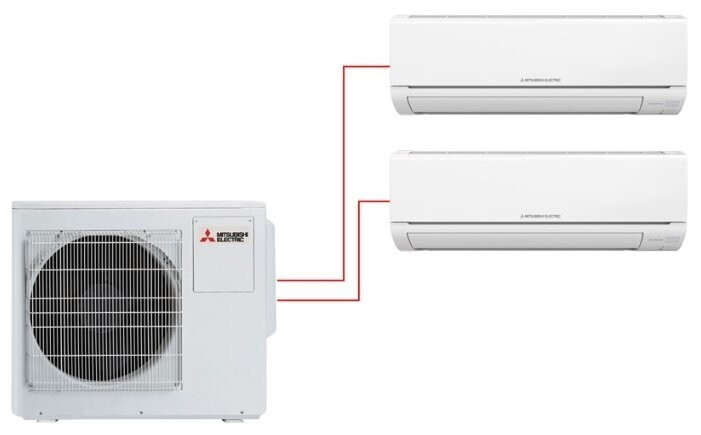 Мульти сплит-система Mitsubishi Electric MSZ-DM35VA2 / MXZ-3DM50VA