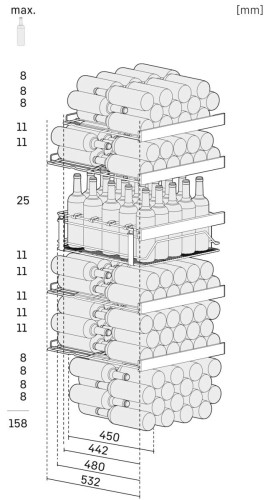 Винный шкаф Vinosafe VSU16BD