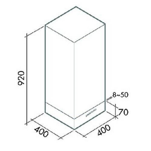 Кухонная вытяжка Falmec Mira 40 white 800 ECP