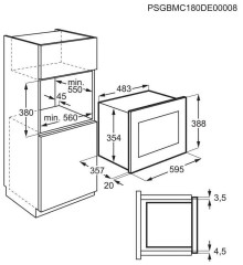 Встраиваемая микроволновая печь Electrolux LMSD253TM