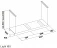 Островная вытяжка Falmec LIGHT 180 BLACK CLTI80.E0P2 NRSN451F