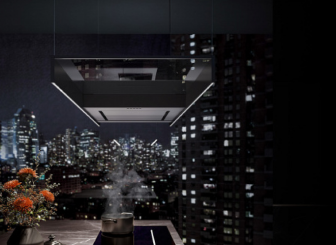 Островная вытяжка Falmec LIGHT 180 BLACK CLTI80.E0P2 NRSN451F