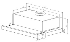 Встраиваемая вытяжка Zugel ZHT651GW