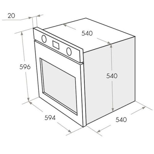 Электрический духовой шкаф Maunfeld CEOH 6512B