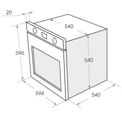 Электрический духовой шкаф Maunfeld CEOH 6512B