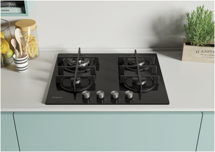 Газовая варочная панель Candy CVG6BR4WPB