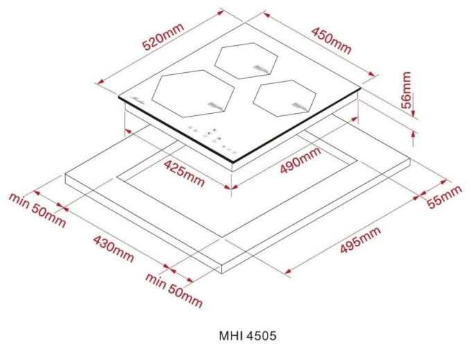 Индукционная варочная панель Kuppersberg MHI 4505