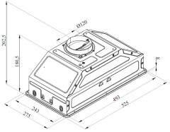 Встраиваемая вытяжка History CI65B1 FBG