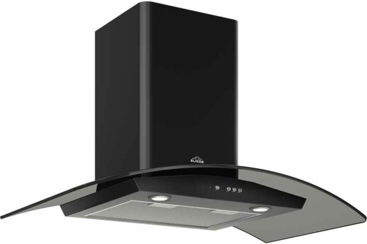 Кухонная вытяжка Elikor Аметист 90П 650 К3Д черный тонированный