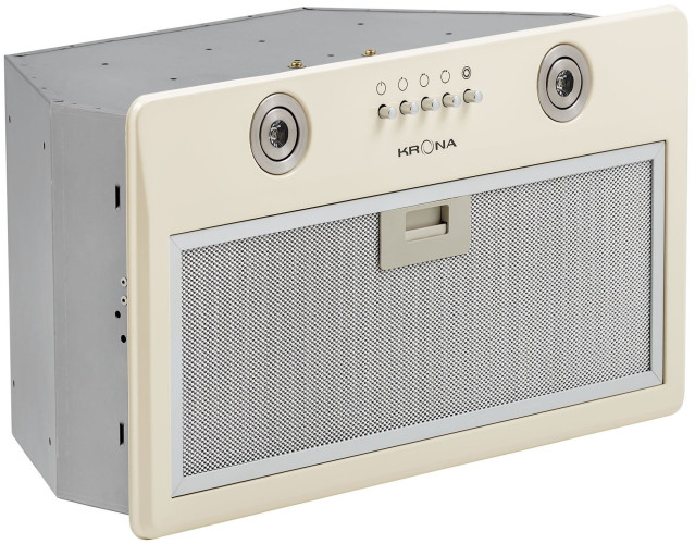 Встраиваемая вытяжка KRONA RUNA 600 ivory PB