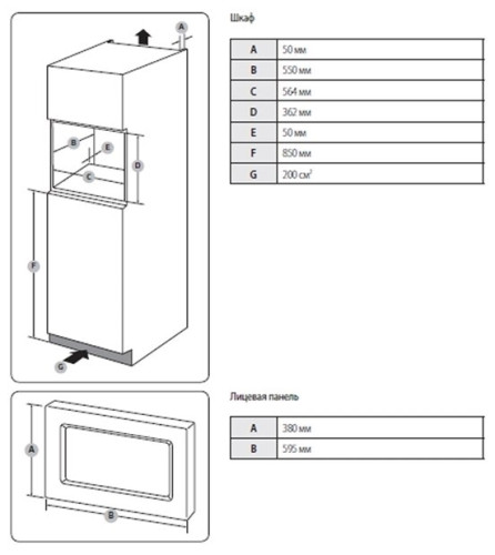 Встраиваемая микроволновая печь Samsung FG87SUT