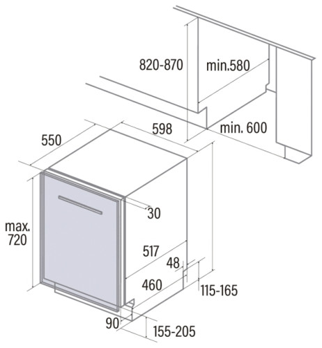 Посудомоечная машина Cata LVI61013