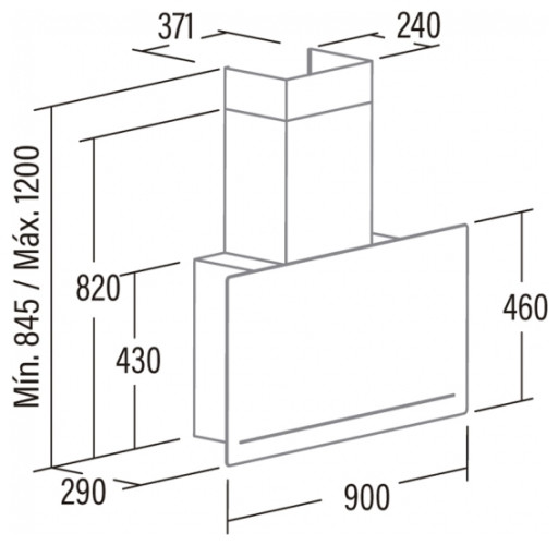 Кухонная вытяжка Cata Goya 90 WH