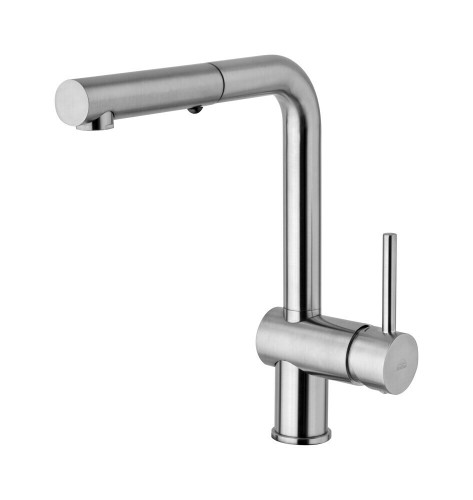 Смеситель для кухни Paffoni LIGHT steel looking LIG285ST-MET