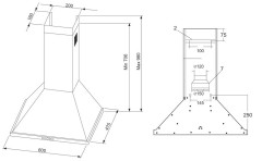 Кухонная вытяжка Schaub Lorenz SLD WB6500M