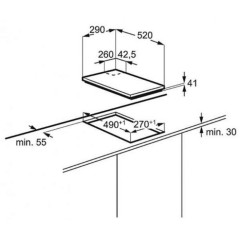 Газовая варочная панель Electrolux EGC 93322 NK