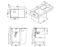 Кухонная мойка Alveus PURE 40L KMB-90 1103610