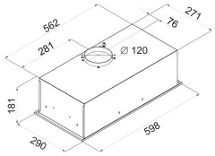 Встраиваемая вытяжка Konigin Next 60