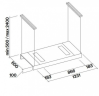 Островная вытяжка Falmec LIGHT 120 BLACK CLTI20.E0P2 NRSN451F
