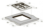 Газовая варочная панель Zugel ZGH451X