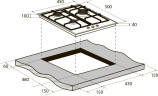 Газовая варочная панель Zugel ZGH451X