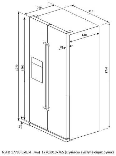 Холодильник Kuppersberg NSFD 17793 ANT