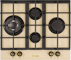 Газовая варочная панель LEX GVG 643C IVORY
