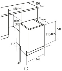 Посудомоечная машина Cata LVI46009