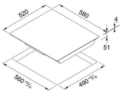 Индукционная варочная панель Franke FHSM 604 4I WH