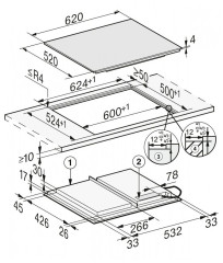 Индукционная варочная панель Miele KM 7667 FL, черный