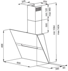 Кухонная вытяжка Hansa OKC 653 SWH