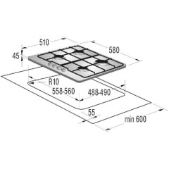 Газовая варочная панель Gorenje G 65 B