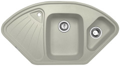 Кухонная мойка Zigmund &amp; Shtain ECKIG 1000.2 речной песок